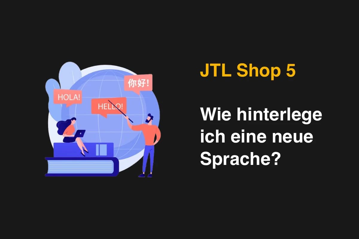 JTL-Shop 5 neue Sprache hinzufügen